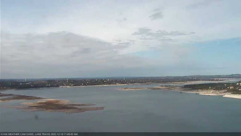 Lake Travis webcam, December 18, 2022 11:45 AM CT