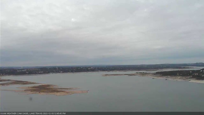 Lake Travis webcam, December 18, 2022 12:45 PM CT