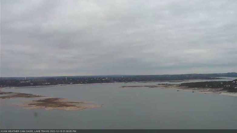 Lake Travis webcam, December 18, 2022 1:00 PM CT