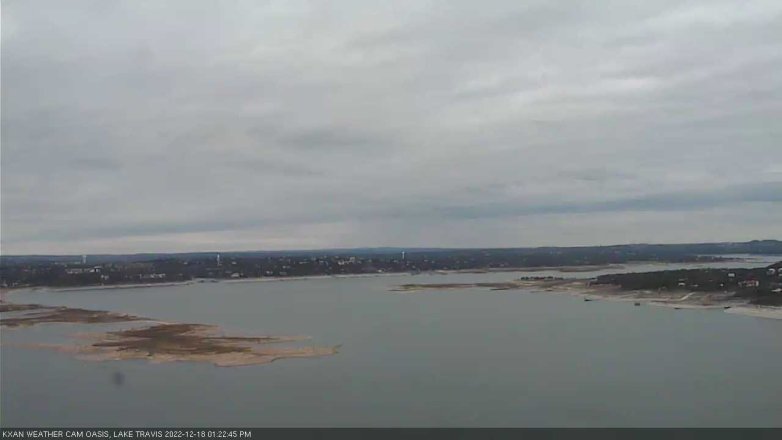 Lake Travis webcam, December 18, 2022 1:25 PM CT
