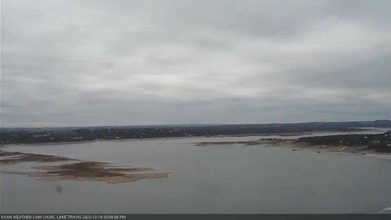 Lake Travis webcam, December 18, 2022 3:00 PM CT