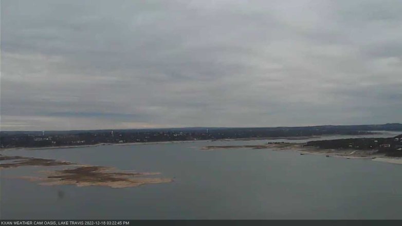 Lake Travis webcam, December 18, 2022 3:25 PM CT