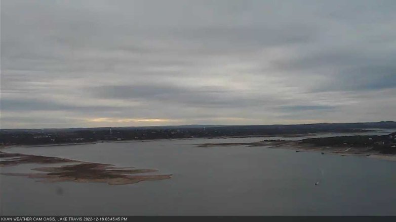 Lake Travis webcam, December 18, 2022 3:45 PM CT