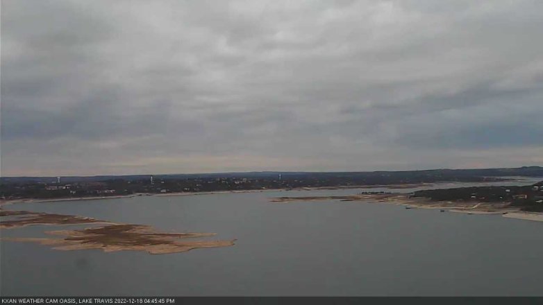 Lake Travis webcam, December 18, 2022 4:45 PM CT