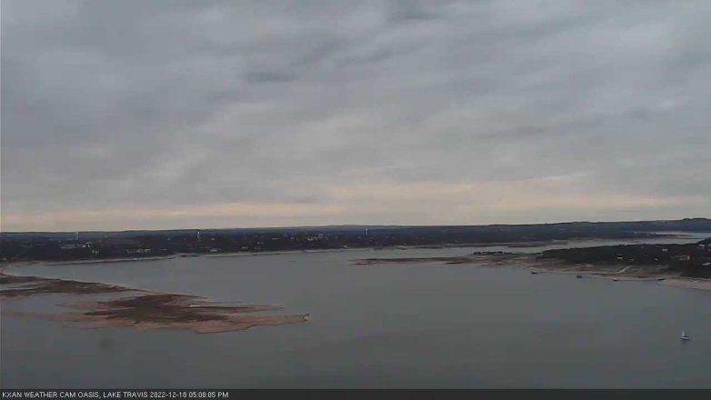 Lake Travis webcam, December 18, 2022 5:00 PM CT