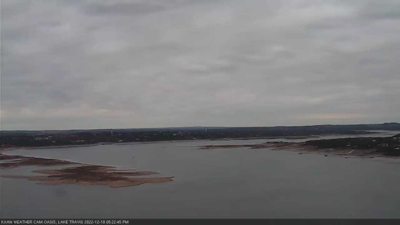 Lake Travis webcam, December 18, 2022 5:25 PM CT