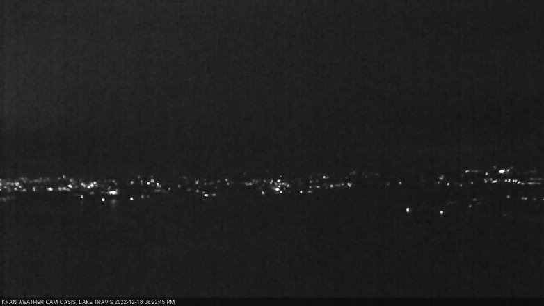 Lake Travis webcam, December 18, 2022 6:25 PM CT