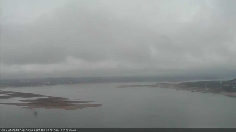 Lake Travis webcam, December 19, 2022 10:25 AM CT