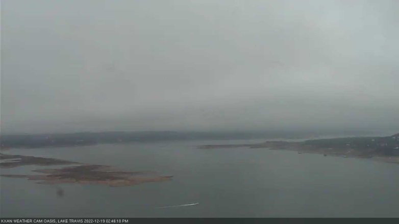 Lake Travis webcam, December 19, 2022 3:25 PM CT