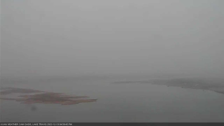 Lake Travis webcam, December 19, 2022 5:00 PM CT
