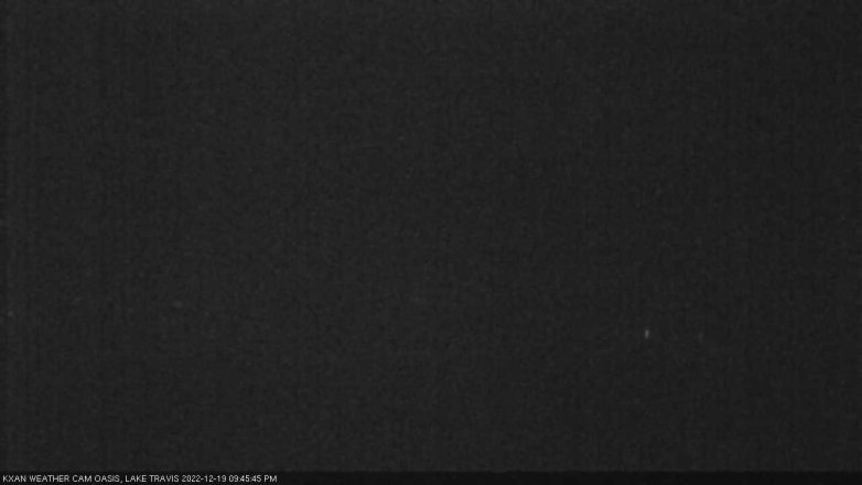 Lake Travis webcam, December 19, 2022 9:45 PM CT