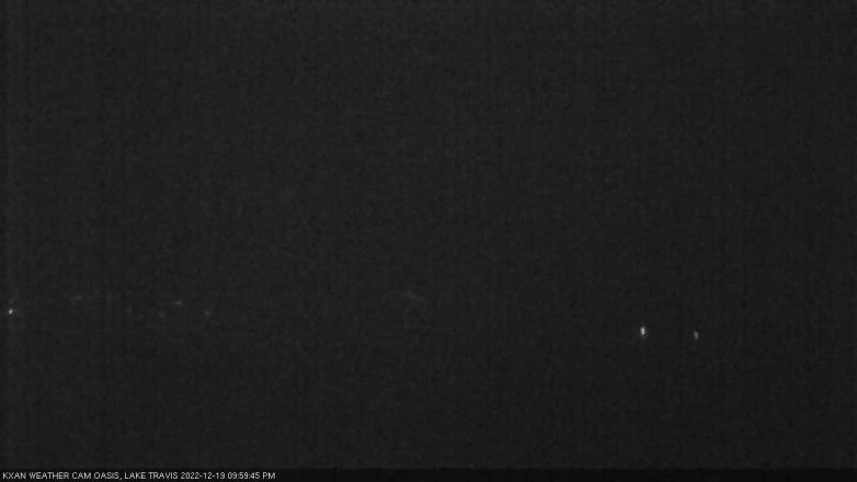 Lake Travis webcam, December 19, 2022 10:00 PM CT
