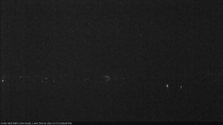 Lake Travis webcam, December 19, 2022 10:45 PM CT