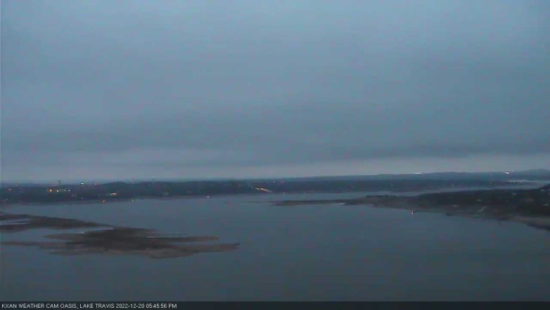 Lake Travis webcam, December 20, 2022 5:45 PM CT
