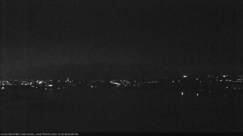 Lake Travis webcam, December 20, 2022 6:45 PM CT