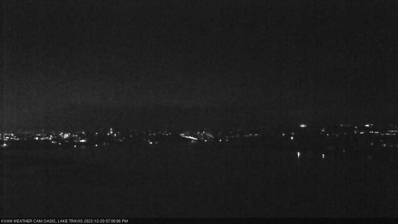Lake Travis webcam, December 20, 2022 7:00 PM CT