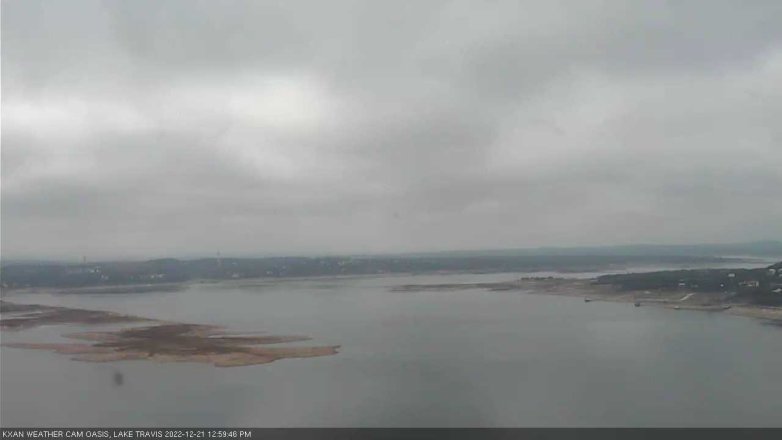 Lake Travis webcam, December 21, 2022 1:00 PM CT