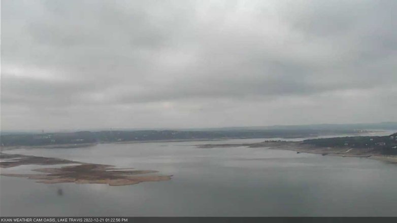 Lake Travis webcam, December 21, 2022 1:25 PM CT