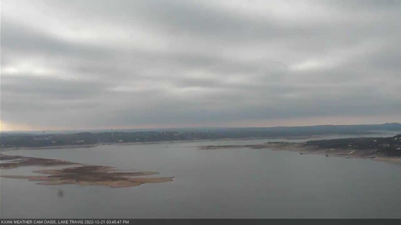 Lake Travis webcam, December 21, 2022 3:45 PM CT