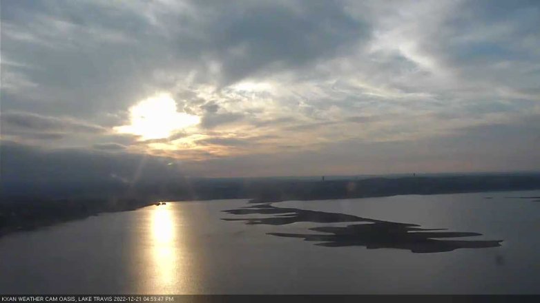 Lake Travis webcam, December 21, 2022 5:00 PM CT