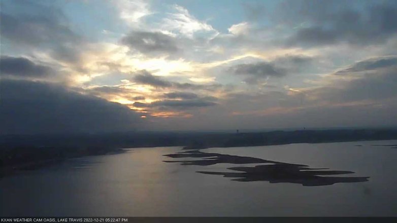 Lake Travis webcam, December 21, 2022 5:25 PM CT