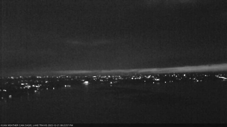 Lake Travis webcam, December 21, 2022 6:25 PM CT