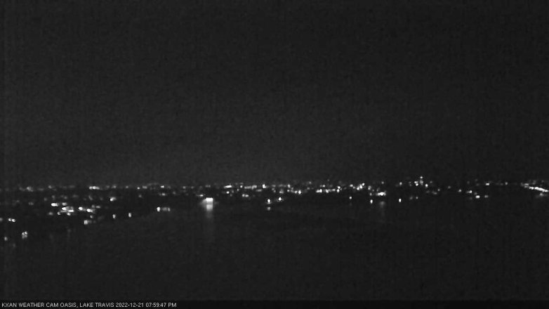 Lake Travis webcam, December 21, 2022 8:00 PM CT