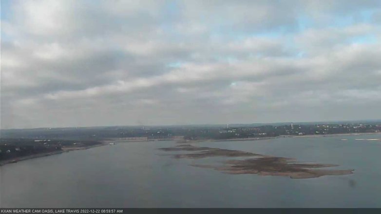 Lake Travis webcam, December 22, 2022 9:00 AM CT