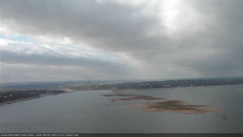 Lake Travis webcam, December 22, 2022 10:45 AM CT