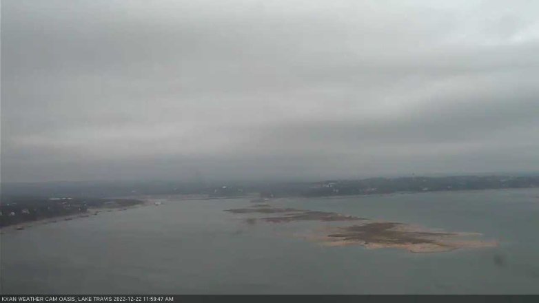 Lake Travis webcam, December 22, 2022 12:00 PM CT