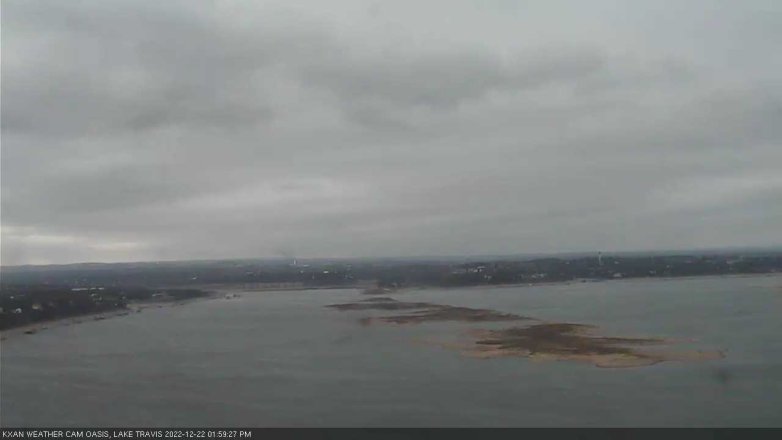 Lake Travis webcam, December 22, 2022 2:00 PM CT