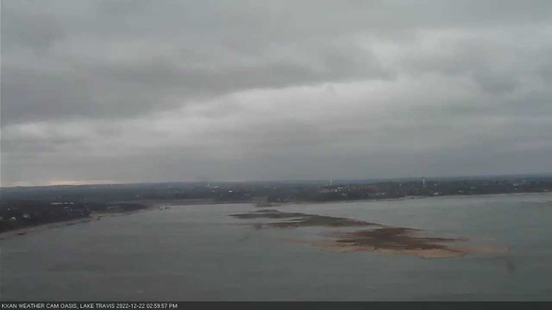 Lake Travis webcam, December 22, 2022 3:00 PM CT