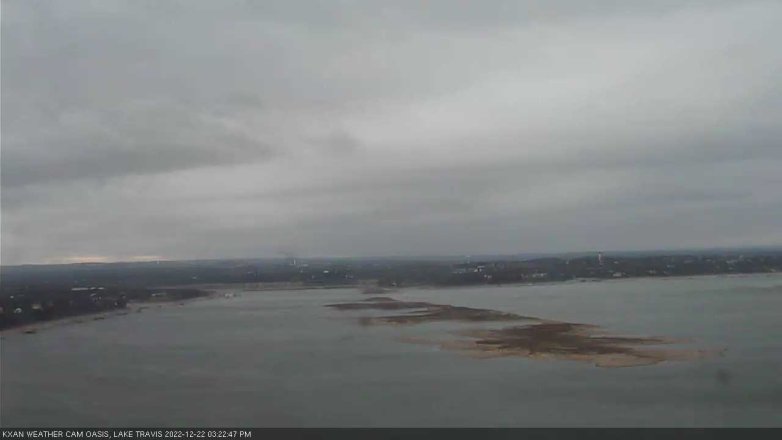 Lake Travis webcam, December 22, 2022 3:25 PM CT