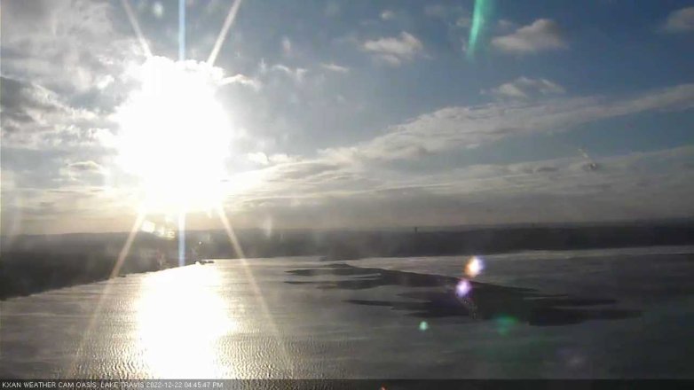 Lake Travis webcam, December 22, 2022 4:45 PM CT
