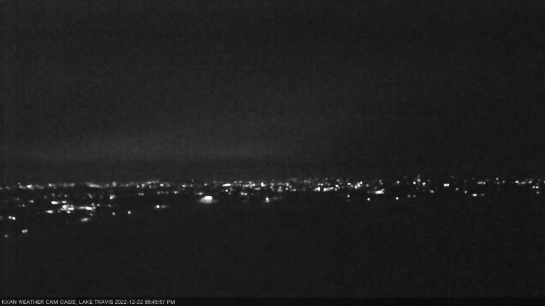 Lake Travis webcam, December 22, 2022 6:45 PM CT