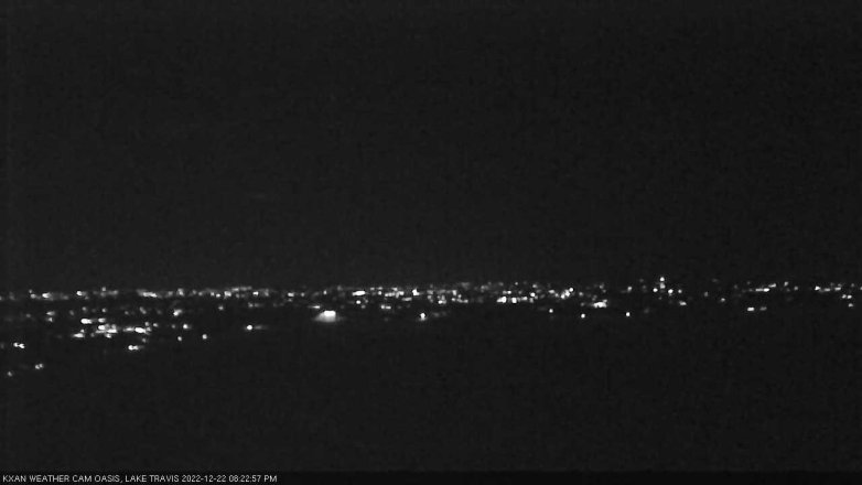 Lake Travis webcam, December 22, 2022 8:25 PM CT