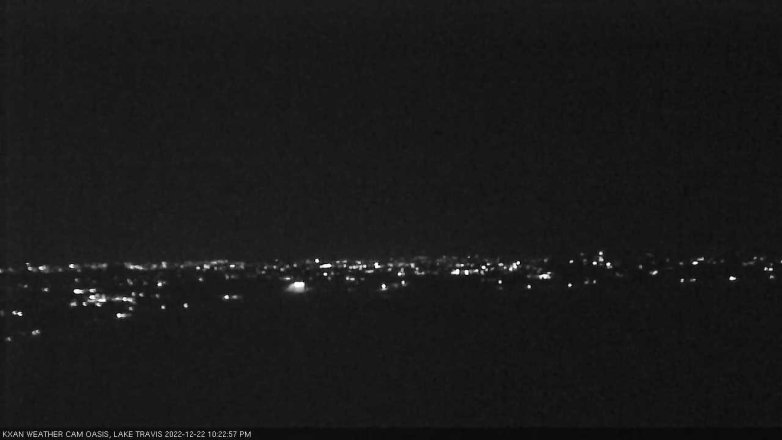 Lake Travis webcam, December 22, 2022 10:25 PM CT