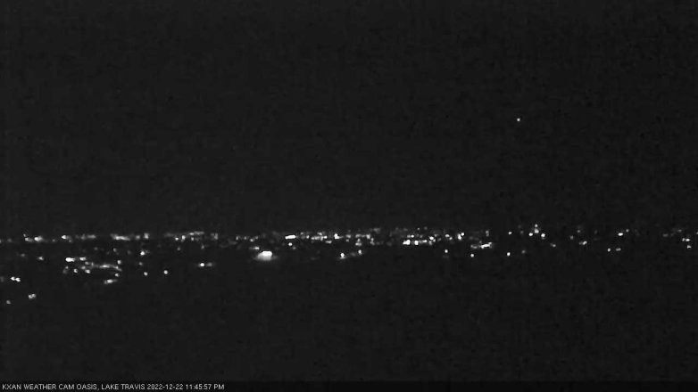Lake Travis webcam, December 22, 2022 11:45 PM CT