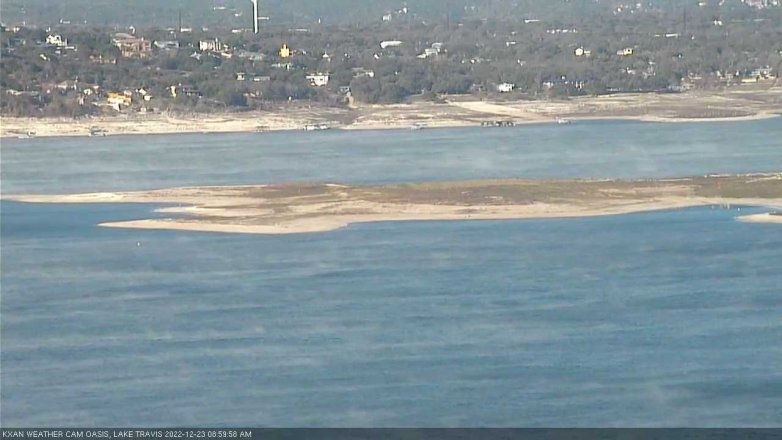 Lake Travis webcam, December 23, 2022 9:00 AM CT