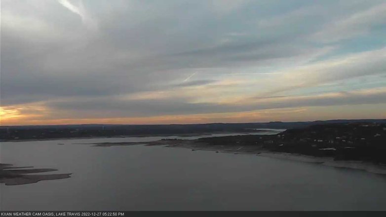 Lake Travis webcam, December 27, 2022 5:25 PM CT