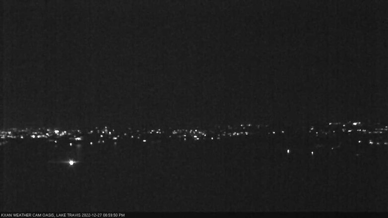 Lake Travis webcam, December 27, 2022 7:00 PM CT