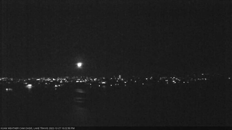Lake Travis webcam, December 27, 2022 10:25 PM CT