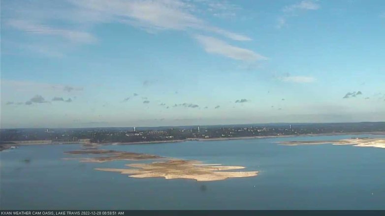 Lake Travis webcam, December 28, 2022 9:00 AM CT