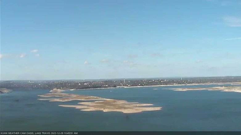 Lake Travis webcam, December 28, 2022 10:45 AM CT