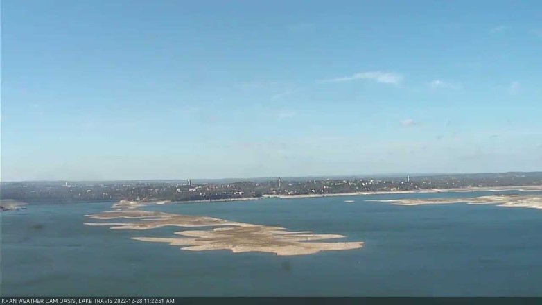 Lake Travis webcam, December 28, 2022 11:25 AM CT