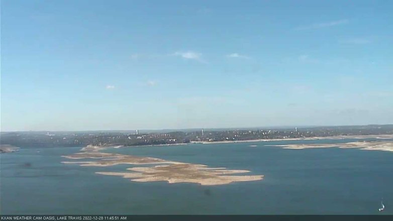 Lake Travis webcam, December 28, 2022 11:45 AM CT
