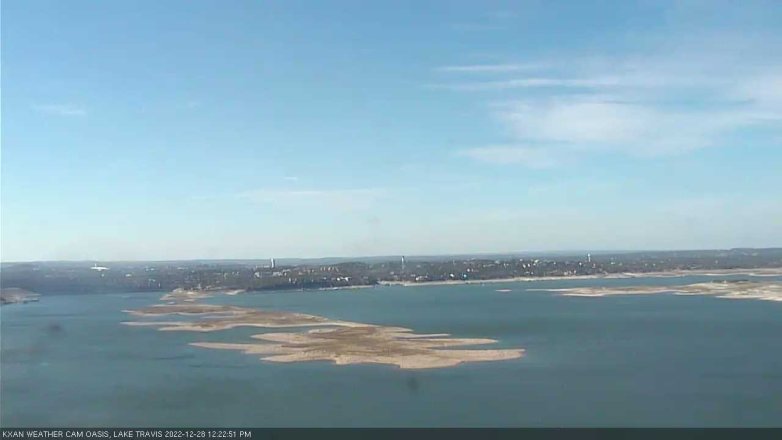 Lake Travis webcam, December 28, 2022 12:25 PM CT
