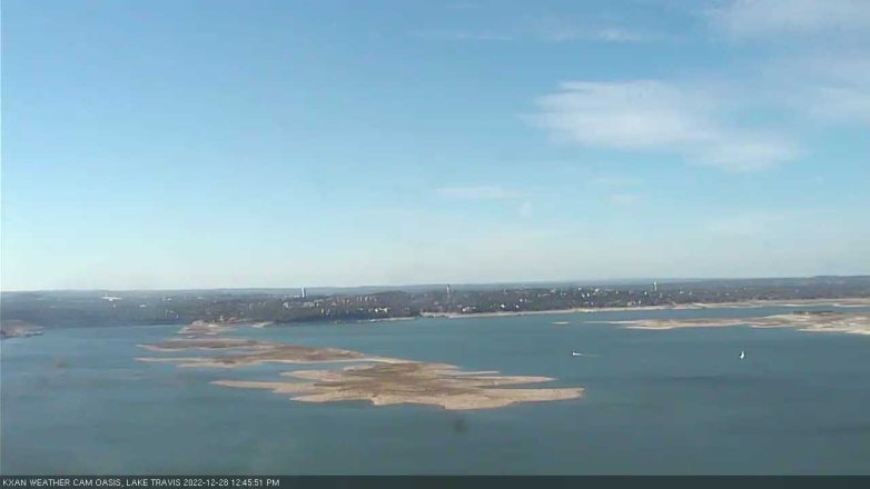 Lake Travis webcam, December 28, 2022 12:45 PM CT
