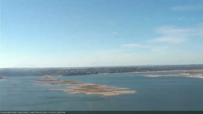 Lake Travis webcam, December 28, 2022 1:25 PM CT