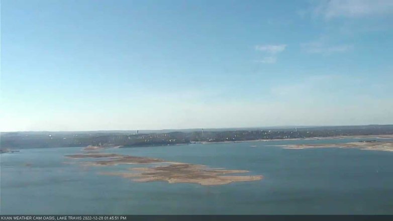 Lake Travis webcam, December 28, 2022 1:45 PM CT